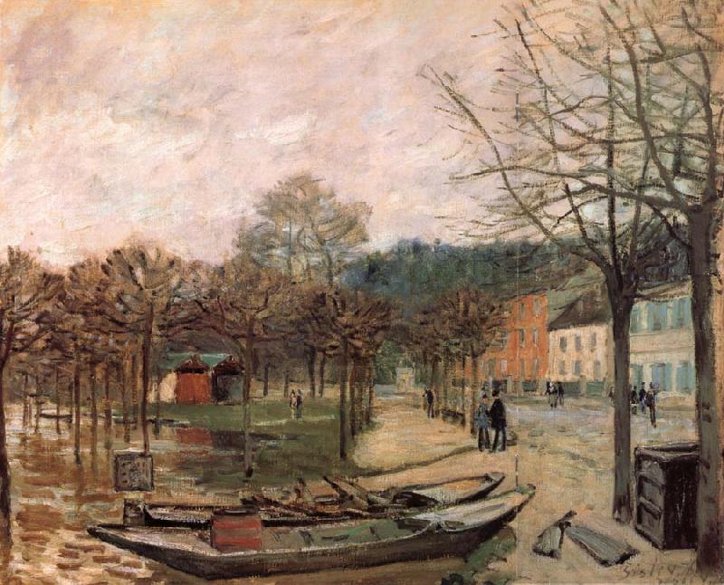 Alfred Sisley Flood at Port-Marly oil painting image